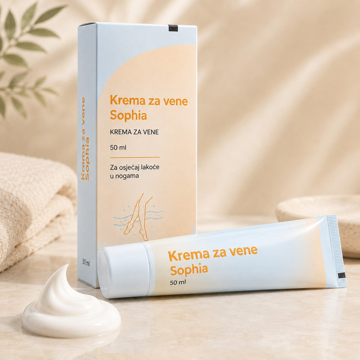 Sophia krema — tekstura kreme