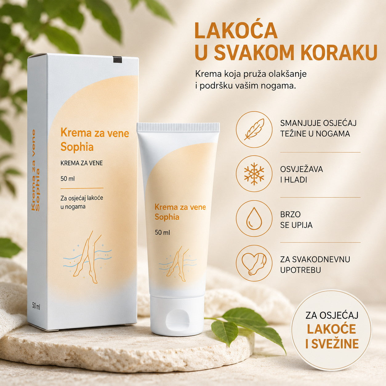 Lakoća u svakom koraku — za osjećaj lakoće i svježine
